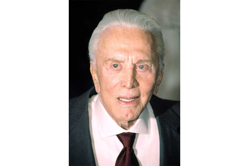 Kirk Douglas at premiere of IT RUNS IN THE FAMILY